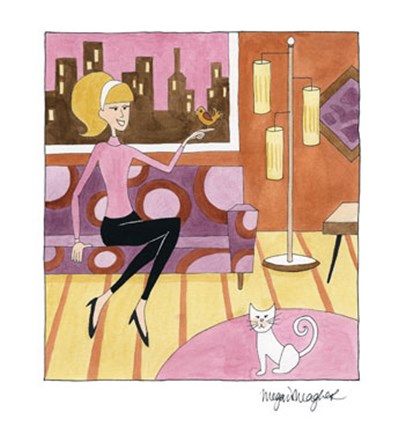 Pets in the City by Megan Meagher art print