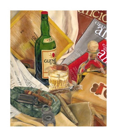 Jennifer&#39;s Scotch Indulgences I by Jennifer Goldberger art print