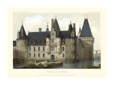 French Chateaux II by Victor Petit art print