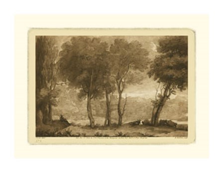 Pastoral Landscape I by F. Lorraine art print