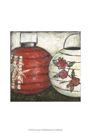 New Year Lanterns I by Chariklia Zarris art print