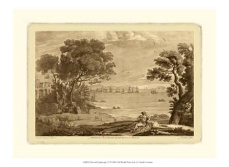 Pastoral Landscape VI by Claude Lorrain art print