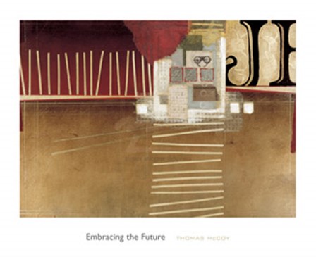 Embracing the Future by Thomas McCoy art print