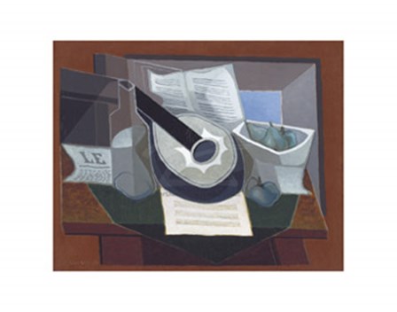 Still Life with a Guitar, 1925 by Juan Gris art print