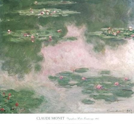 Nympheas, Water Landscape, 1907 by Claude Monet art print