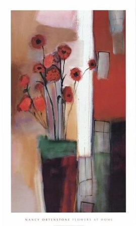 Flowers at Home by Nancy Ortenstone art print