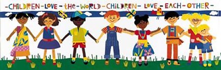 Children Love the World by Cheryl Piperberg art print