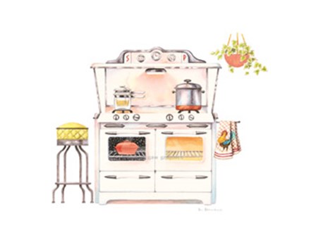 Cookin&#39; with Chrome by Lisa Danielle art print