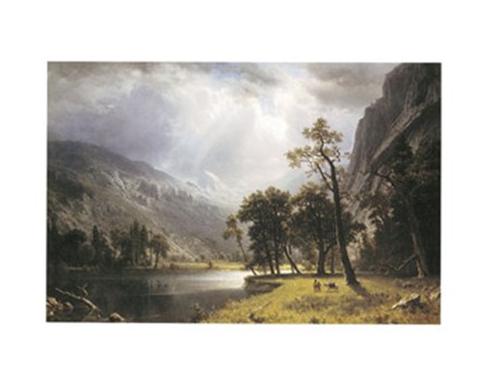 Half Dome, Yosemite Valley by Albert Bierstadt art print