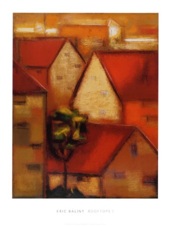 Rooftops I by Eric Balint art print