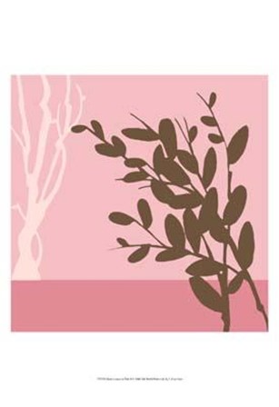 Metro Leaves In Pink II by June Erica Vess art print