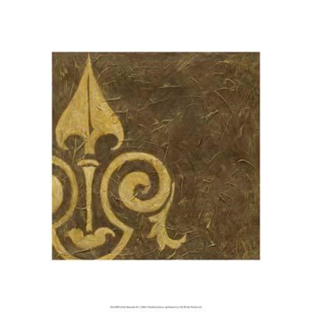 Gold Damask III by Chariklia Zarris art print