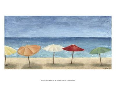 Ocean Umbrellas I by Megan Meagher art print