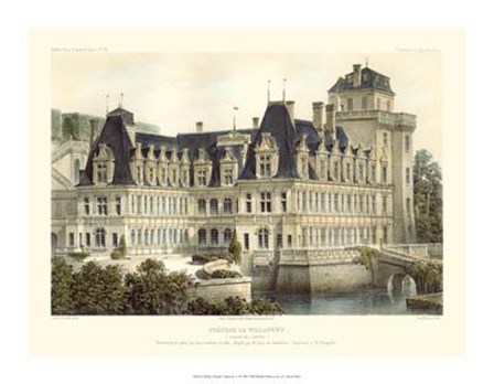 Petite French Chateaux V by Victor Petit art print