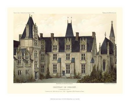Petite French Chateaux VIII by Victor Petit art print