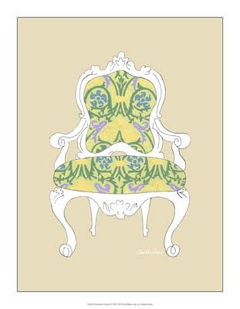 Decorative Chair II by Chariklia Zarris art print