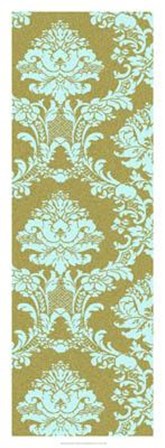 Vivid Damask In Gold I by Vision Studio art print