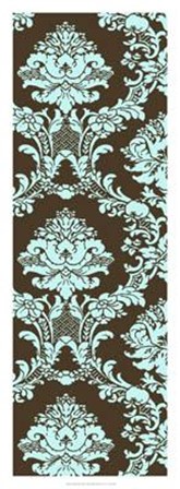 Vivid Damask In Blue I by Vision Studio art print