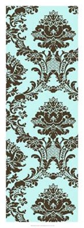 Vivid Damask In Blue II by Vision Studio art print