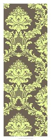 Vivid Damask In Green I by Vision Studio art print