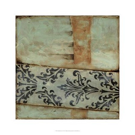 Damask Harmony III by Jennifer Goldberger art print