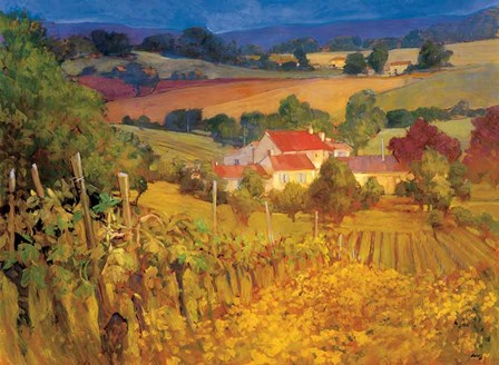 Vineyard Hill by Philip Craig art print