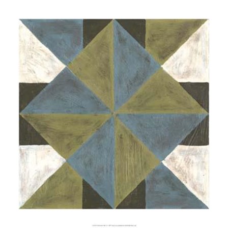 Patchwork Tile IV by Vanna Lam art print