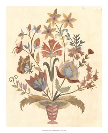 Vintage Paper Bouquet I by Megan Meagher art print