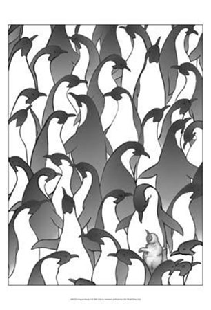 Penguin Family I by Charles Swinford art print