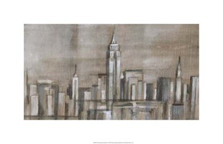 Metropolitan Skyline II by Ethan Harper art print