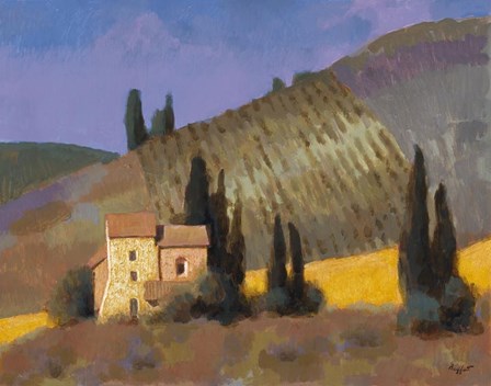 Panzano by William Buffett art print