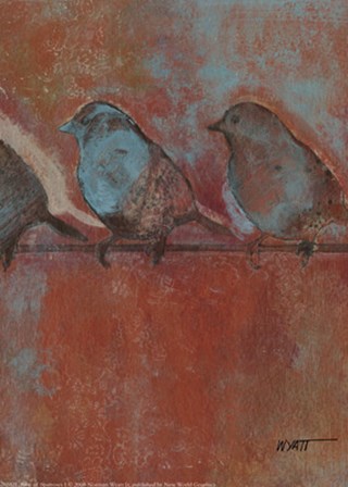 Row of Sparrows I by Norman Wyatt Jr. art print