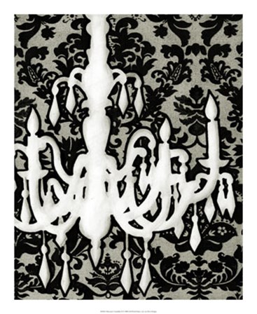 Patterned Chandelier II by Ethan Harper art print