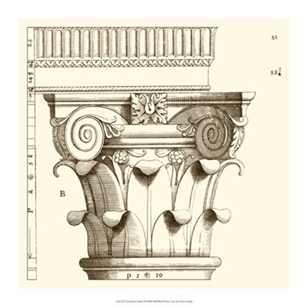 Corinthian Detail I by Vision Studio art print