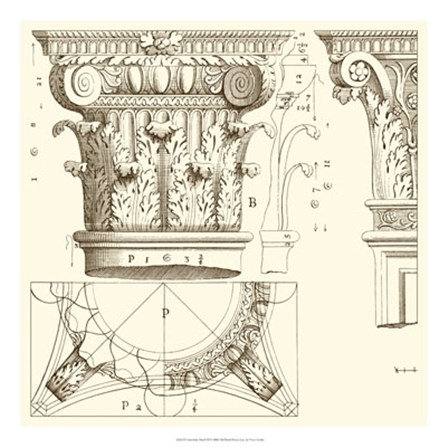 Corinthian Detail III by Vision Studio art print