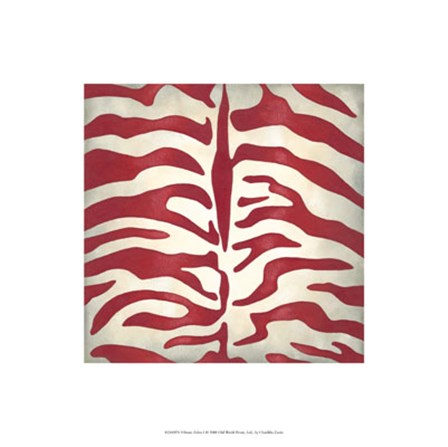 Vibrant Zebra I by Chariklia Zarris art print
