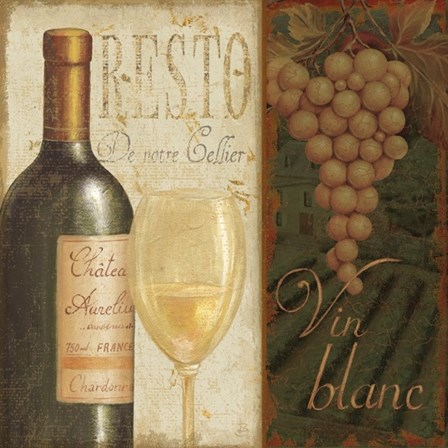 Wine List II by Daphne Brissonnet art print