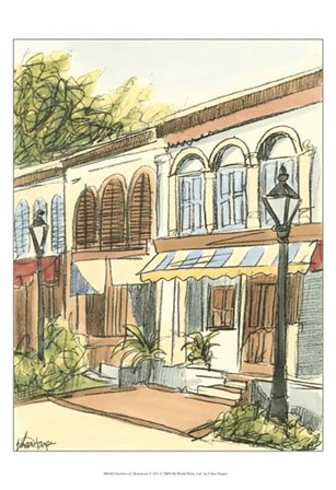 Sketches of Downtown V by Ethan Harper art print
