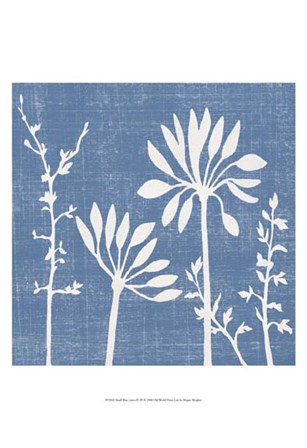 Small Blue Linen IV (P) by Megan Meagher art print