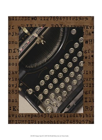 Vintage Type II by Vision Studio art print