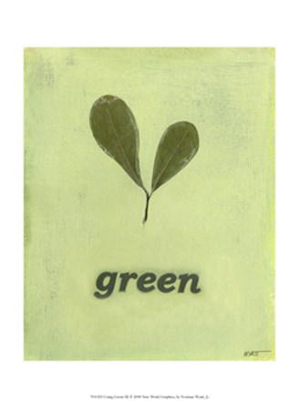 Going Green III by Norman Wyatt Jr. art print