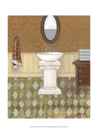 Upscale Bath IV by Norman Wyatt Jr. art print