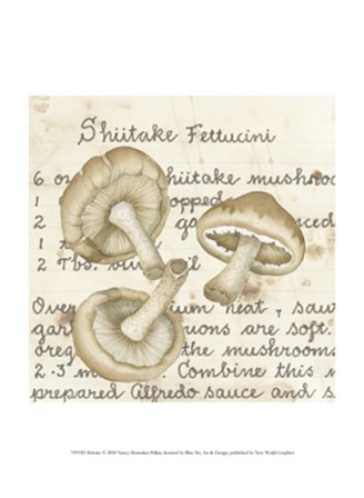 Shiitake by Nancy Shumaker art print