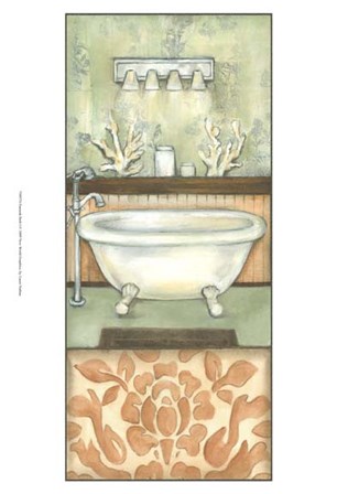 Damask Bath I by Laura Nathan art print