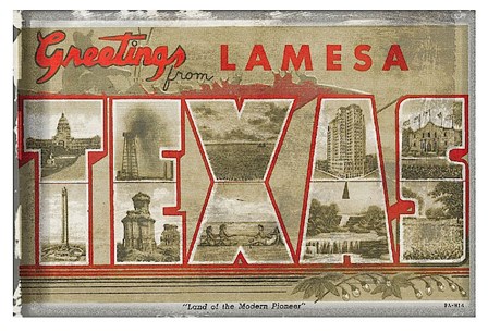 Texas Greetings art print