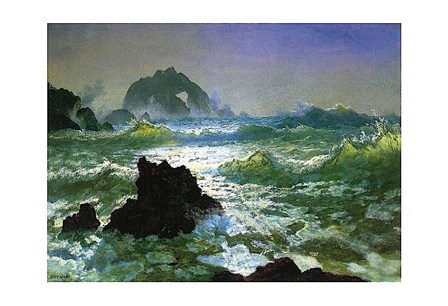 Seal Rock by Albert Bierstadt art print