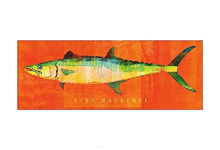 King Mackerel by John W. Golden art print