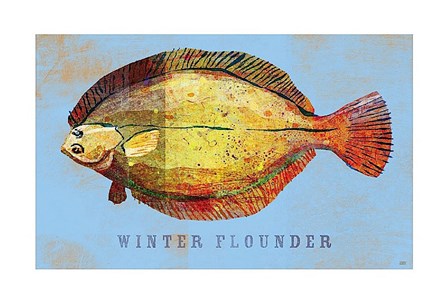 Winter Flounder by John W. Golden art print