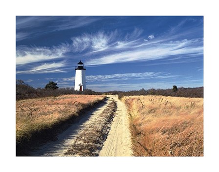 Cape Poge Lighthouse by Paul Rezendes art print