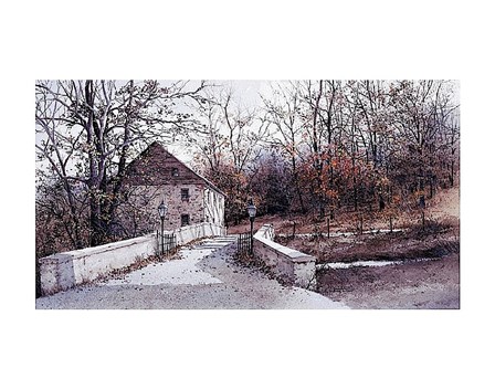 The Mill Bridge by Ray Hendershot art print